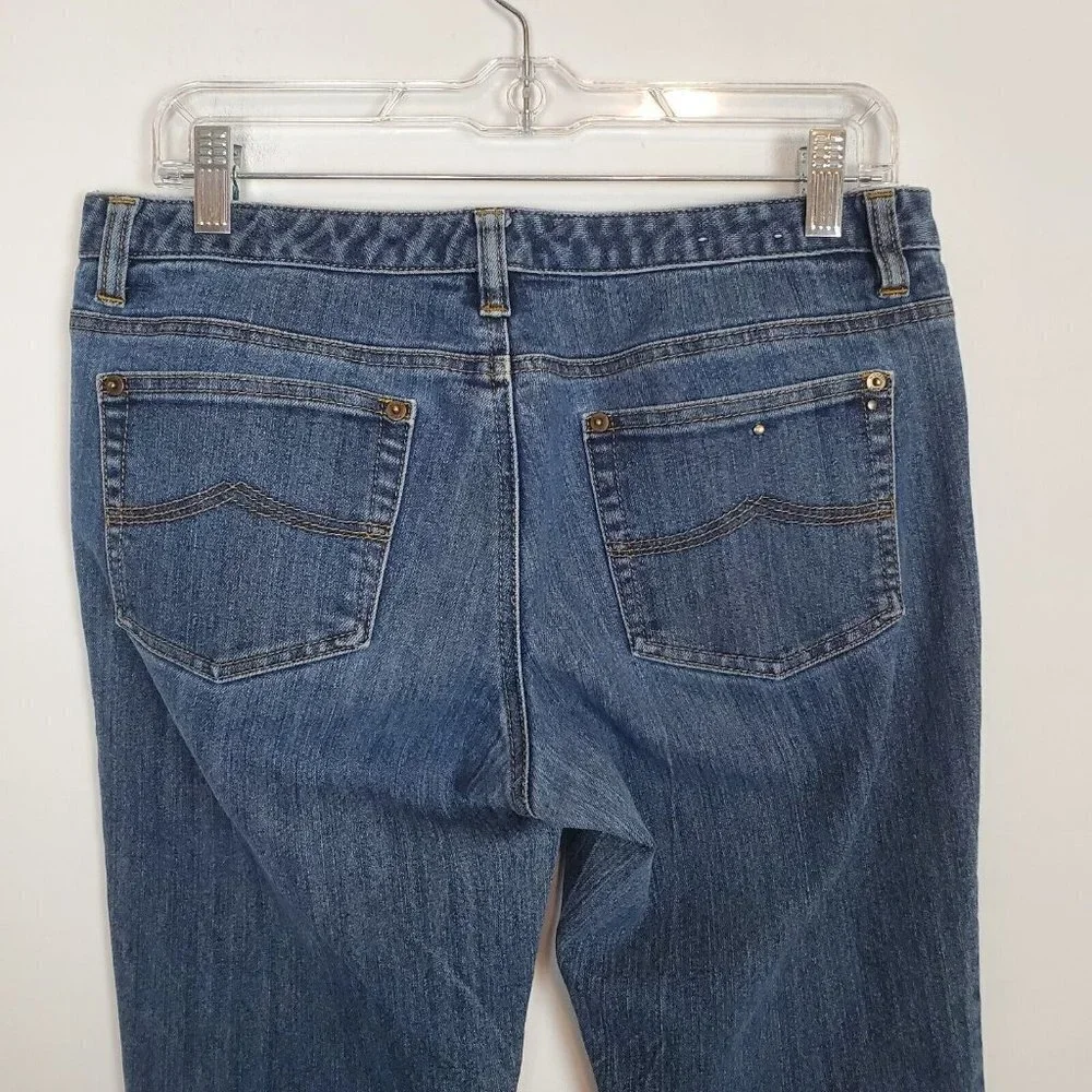 Michael Kors‎ Flare Jeans Womens 8 Stretch Denim Lowrise Cotton blend
